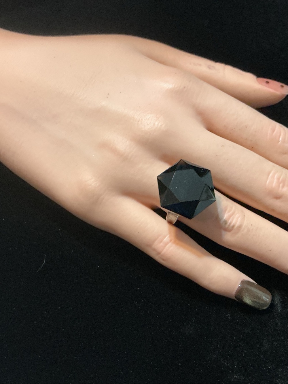 Adjust. Smokey Quartz ring